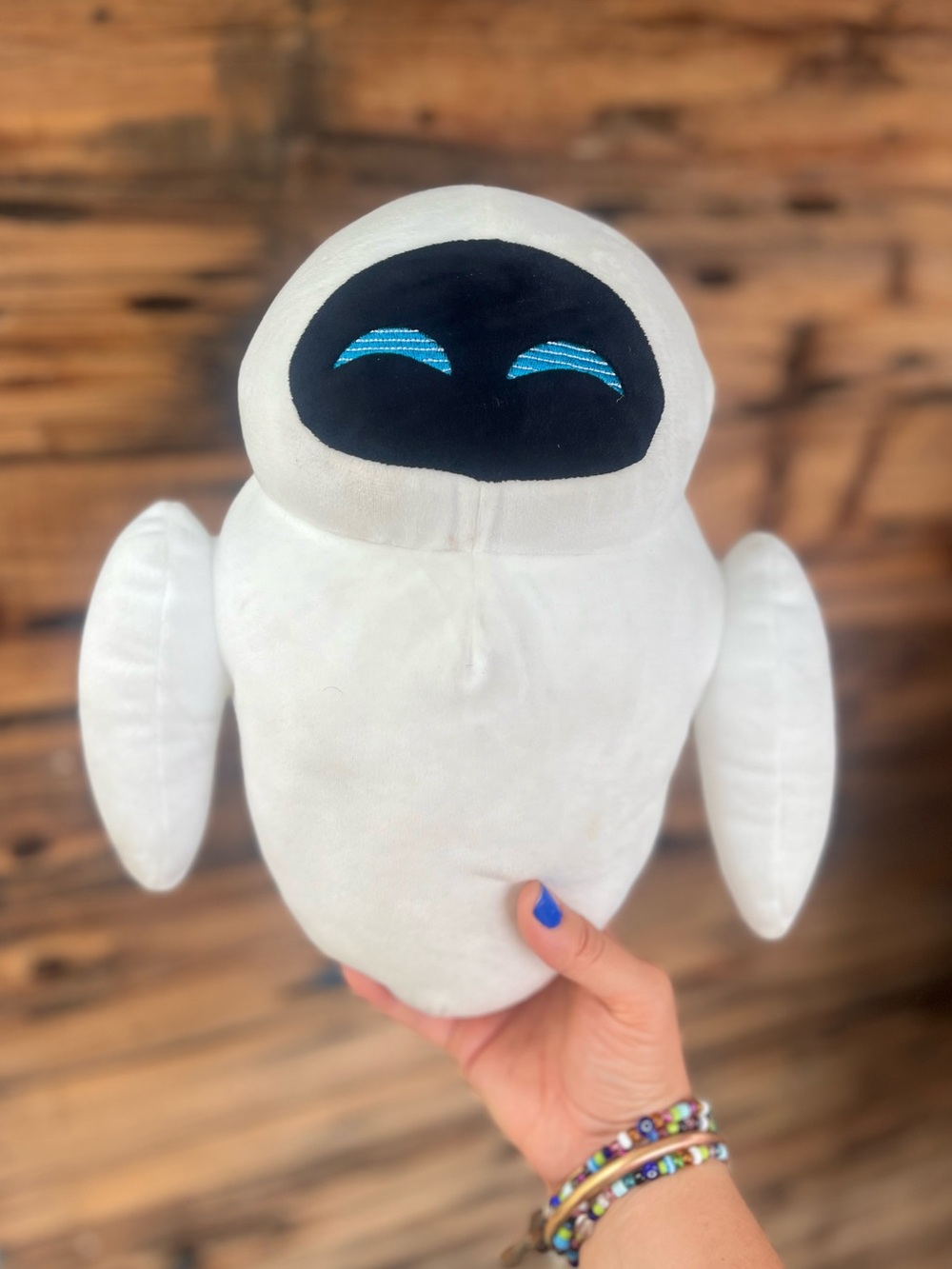 DISNEY | Eve White Robot 11" Rare Plush Soft Stuffed Doll Wall-E